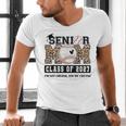Baseball Senior Class Of 2027 Senior 2027 Graduation Women Men's V-Neck T-Shirt