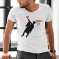 Basketball Slam Dunk Elementary Graduation 2025 6th Grade Men's V-Neck T-Shirt
