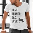 Best Berner Dad Ever Bernese Mountain Dog Lovers Dad Men Men's V-Neck T-Shirt