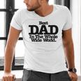 Best Dad In The Whole Wide World Men's V-Neck T-Shirt