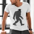 Bigfoot Graduate Shirt Cute Sasquatch Graduation Men's V-Neck T-Shirt