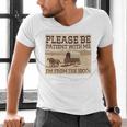 Boomer Millennial Please Be Patient I'm From The 1900s Premium Men's V-Neck T-Shirt
