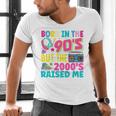 Born In The 90's But The 2000's Raised Me Y2K Nostalgia Men's V-Neck T-Shirt