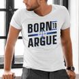 Born To Argue Graduation Lawyer Advocate Attorney Law Men's V-Neck T-Shirt