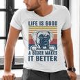 Boxer Dog For Men Women Boxer Dog Dad Mom Small Men's V-Neck T-Shirt