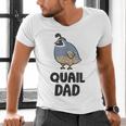 California Quail Bird Dad Quail Dad Men's V-Neck T-Shirt