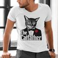 The Cat Father Cool Cat Dad Cat Lovers Men's V-Neck T-Shirt