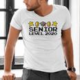 Class Of 2020 Senior Retro Video Game Graduation Gamer Men's V-Neck T-Shirt