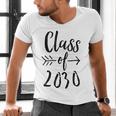 Class Of 2030 Graduation Kindergarten Seniors Men's V-Neck T-Shirt
