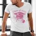 Class Of 2032 Senior 2032 Back To School 2032 Graduation Cap Men's V-Neck T-Shirt