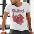 Clifford The Big Red Dog Clifford And Emily Book Cover Men's V-Neck T-Shirt