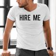 College Graduation Hire Me Men's V-Neck T-Shirt