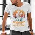 Cowboy Joy Nostalgia Television For Western Lovers Men's V-Neck T-Shirt