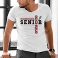 Cross Country Senior Night Senior 2025 Graduation Party 46 Men's V-Neck T-Shirt