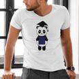Cute Graduation Panda Class 2018 Men's V-Neck T-Shirt