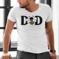 Dad Bee Cute Beekeeping 1st Birthday Matching Family Dada Men's V-Neck T-Shirt Dad Bee Cute Beekeeping 1st Birthday Matching Family Dada Men's V-Neck T-Shirt