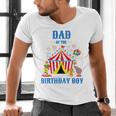 Dad Of The Birthday Boy Circus Ringmaster Party Birthday Men's V-Neck T-Shirt