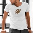 Dad Of The Birthday Boy Football Lover First Birthday Party Men's V-Neck T-Shirt