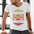 Dad Level Unlocked Gaming Gamer Father Video Games Men's V-Neck T-Shirt