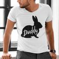 Daddy Bunny Rabbit Father Dad Easter Men's V-Neck T-Shirt Daddy Bunny Rabbit Father Dad Easter Men's V-Neck T-Shirt