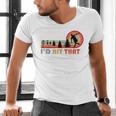 Disc Golf I'd Hit That Frisbee Golfer Retro Men Dad Men's V-Neck T-Shirt