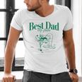 Disney Mickey & Friends Father's Day Best Dad Goofy Big Logo Men's V-Neck T-Shirt