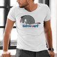 Disney Winnie The Pooh Introvert Eeyore Logo Men's V-Neck T-Shirt Disney Winnie The Pooh Introvert Eeyore Logo Men's V-Neck T-Shirt
