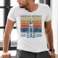 Dog Ridgeback Dad Vintage Rhodesian Ridgeback Dad Men's V-Neck T-Shirt