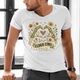 Elder Emo Club Skeleton Hands Heart Nostalgia Men's V-Neck T-Shirt