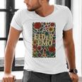 Elder Emo Floral Gothic Vintage Nostalgia Men's V-Neck T-Shirt