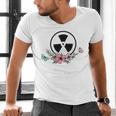 Floral Rad Tech Radiology Graduation X-Ray Tech Men's V-Neck T-Shirt