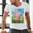 Frutiger Aero Aesthetic Tech Kawaii Strawberry Milk Fishes Raglan Baseball Tee Men's V-Neck T-Shirt Frutiger Aero Aesthetic Tech Kawaii Strawberry Milk Fishes Raglan Baseball Tee Men's V-Neck T-Shirt