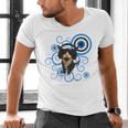Frutiger Aero Cat Meme Headphone Kitty Cat Lover Men's V-Neck T-Shirt
