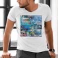 Frutiger Aero Retro Vibes Men's V-Neck T-Shirt Frutiger Aero Retro Vibes Men's V-Neck T-Shirt