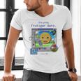 Frutiger Aero Y2K Meme Graphic 2000s Nostalgia Premium Men's V-Neck T-Shirt Frutiger Aero Y2K Meme Graphic 2000s Nostalgia Premium Men's V-Neck T-Shirt