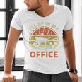 Garden I'Ll Be In My Office Plant Lover Plant Dad Men's V-Neck T-Shirt
