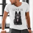 German Shepherd Shirt Shepard TShirt Dog Mom Dad Love Men's V-Neck T-Shirt