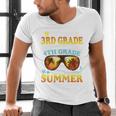 Goodbye 3rd Grade Graduation To 4th Grade First Summer Beach Men's V-Neck T-Shirt