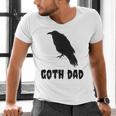 Goth Dad Gothic Bird Crow Emo Father's Day Men's V-Neck T-Shirt