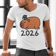 Grad Class Of 2026 Capybara Graduation Graduated Kids Men's V-Neck T-Shirt