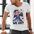 We Out Graduate Dabbing Anime Girl Grad Graduation Men's V-Neck T-Shirt