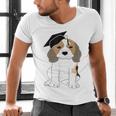 Graduation Beagle Dog 2017 Graduate Graduation Tee Men's V-Neck T-Shirt