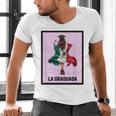 Graduation Latina Educated La Graduada Mexican Bingo Card Men's V-Neck T-Shirt