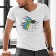 Graduation Unicorn Shirt She Believed Did School 2017 Men's V-Neck T-Shirt