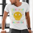 Groovy Next Stop 2nd Grade 1st Grade Graduation 2025 Premium Men's V-Neck T-Shirt