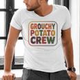 Grouchy Potato Crew Introvert Sarcasm Premium Tri-Blend Men's V-Neck T-Shirt