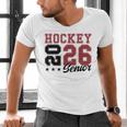 Hockey Senior Night Hockey Senior 2026 Graduation 59 Men's V-Neck T-Shirt