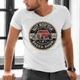 Hotrod Custom Car Automotive Nostalgia Distressed Premium Tri-Blend Men's V-Neck T-Shirt
