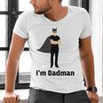 I'm Dadman Superhero Dad Father's Day Men's V-Neck T-Shirt