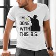 I'm Done With This BS College Graduation Shirt Men's V-Neck T-Shirt